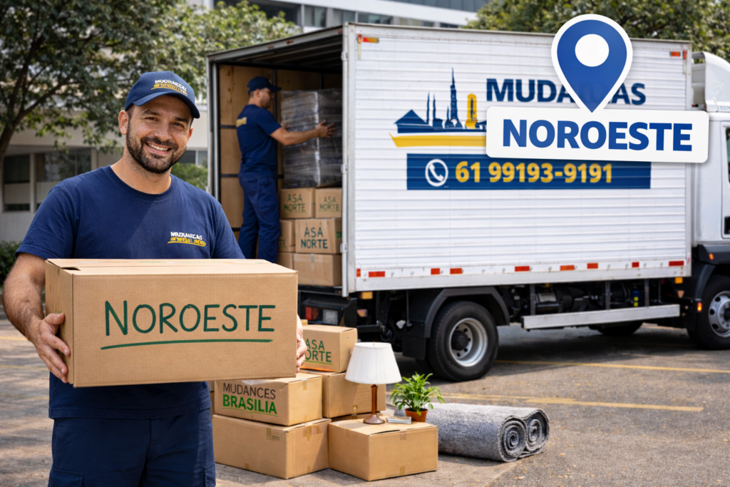 Mudança residencial no Noroeste em Brasília DF